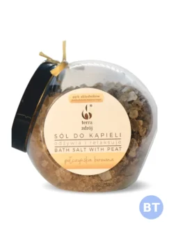 Kryształowa sól do kąpieli z borowiną i cytrusowo-malinowym aromatem — zdjęcie 1