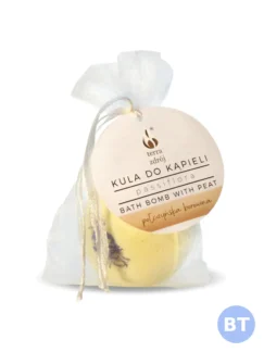 Relaksująca kula do kąpieli z borowiną połczyńską i aromatem passiflory — zdjęcie 1